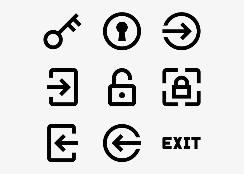 Login 14 Icons - Login Line Icon Png, transparent png