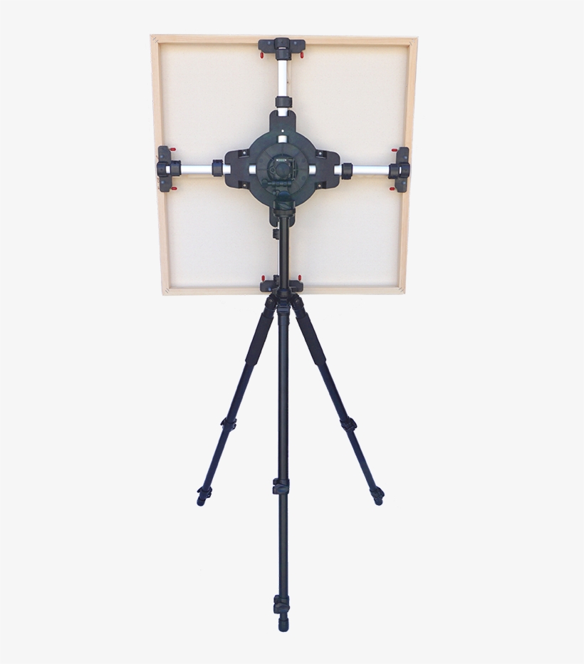 Artristic Studio Easel With Canvas Attached - Camera Tripod, transparent png