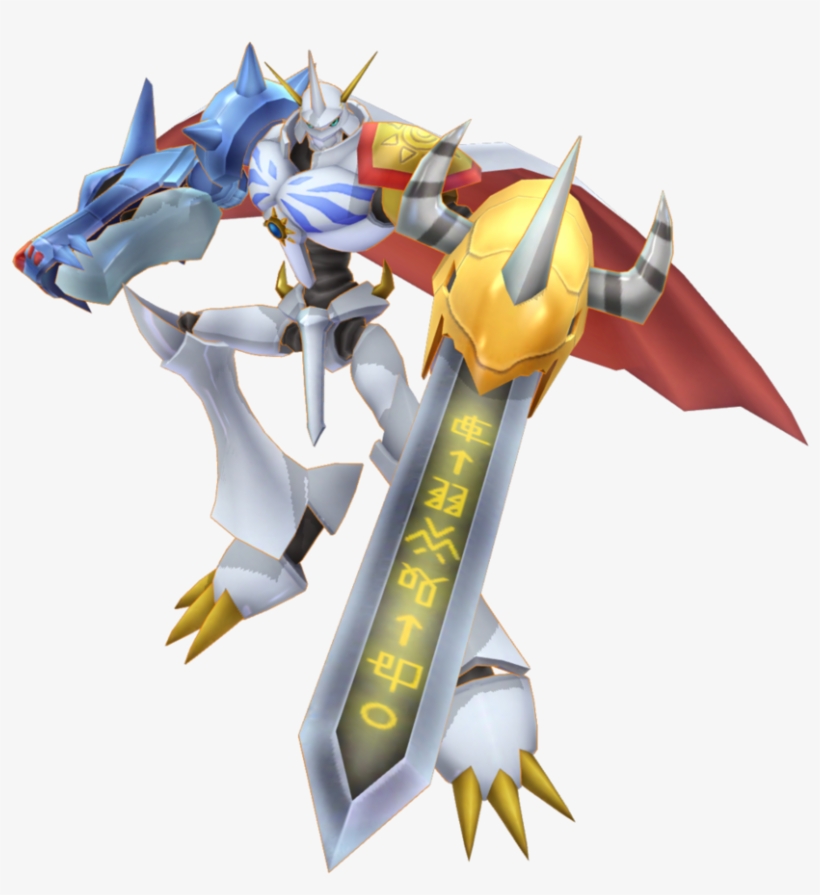 Anyway The Writing System Was 'first Officially' Revealed - Digimon Omnimon Png, transparent png