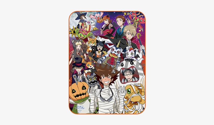 Digimon Adventure Tri Halloween Parco Goods Blanket - Digimon Adventure Tri., transparent png