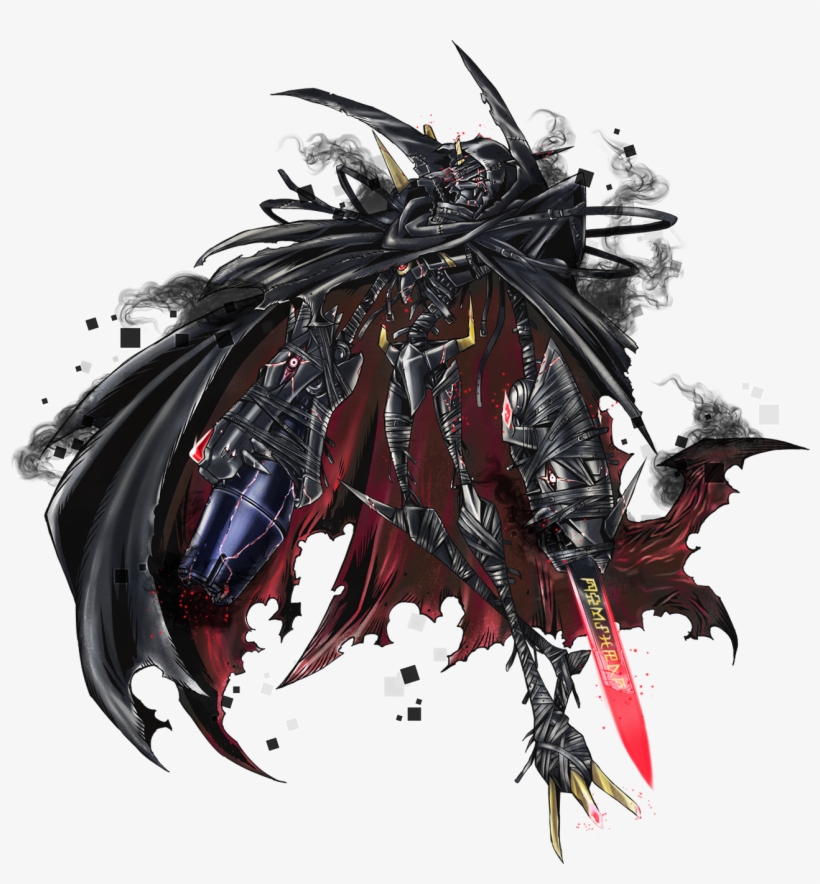 Do Digimon Fans Say That New Digimon Look Like Pokemon - Omnimon Zwart, transparent png