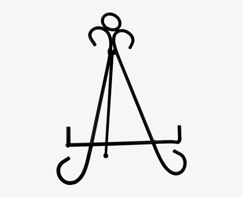 Indoor Black Easel Stand - Easel, transparent png