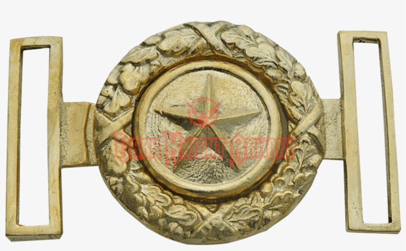 Gold Texas Star And Wreath Belt Buckle - Szco Supplies Texas Star Csa Belt Buckle, transparent png