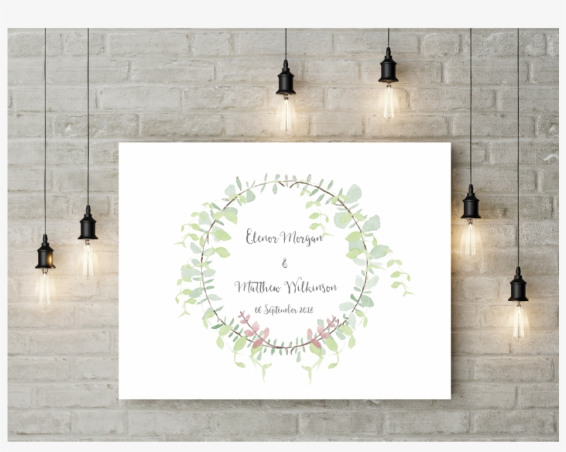 Rose Gold Wreath Welcome Sign - Freedom, Silver Chain Glass Cabochon Pendant With Original, transparent png