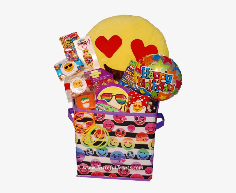 Emoji Birthday Basket - Birthday, transparent png