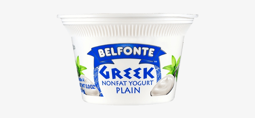 Plain Greek Yogurt - Belfonte Greek Yogurt, transparent png