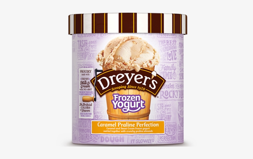 Caramel Praline Perfection - Dreyer's Caramel Ice Cream, transparent png