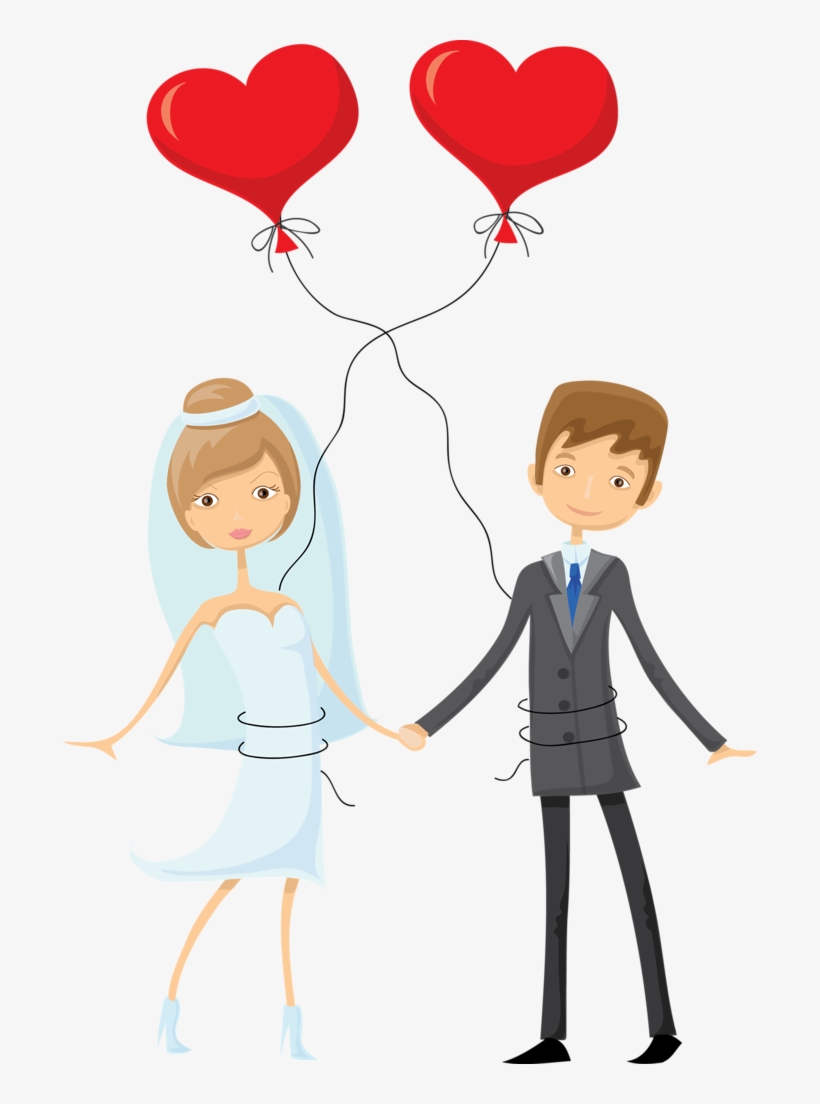 Zzz - Novio Y Novia De Boda Vector .png, transparent png