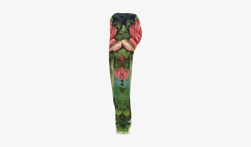 Vintage Vase And Pink Roses Capri Legging - Leggings, transparent png