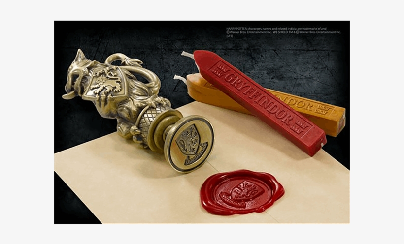 Harry Potter Gryffindor Wax Sealing Kit Zing Pop Culture - Gryffindor (harry Potter) Wax Seal By Noble Collection, transparent png
