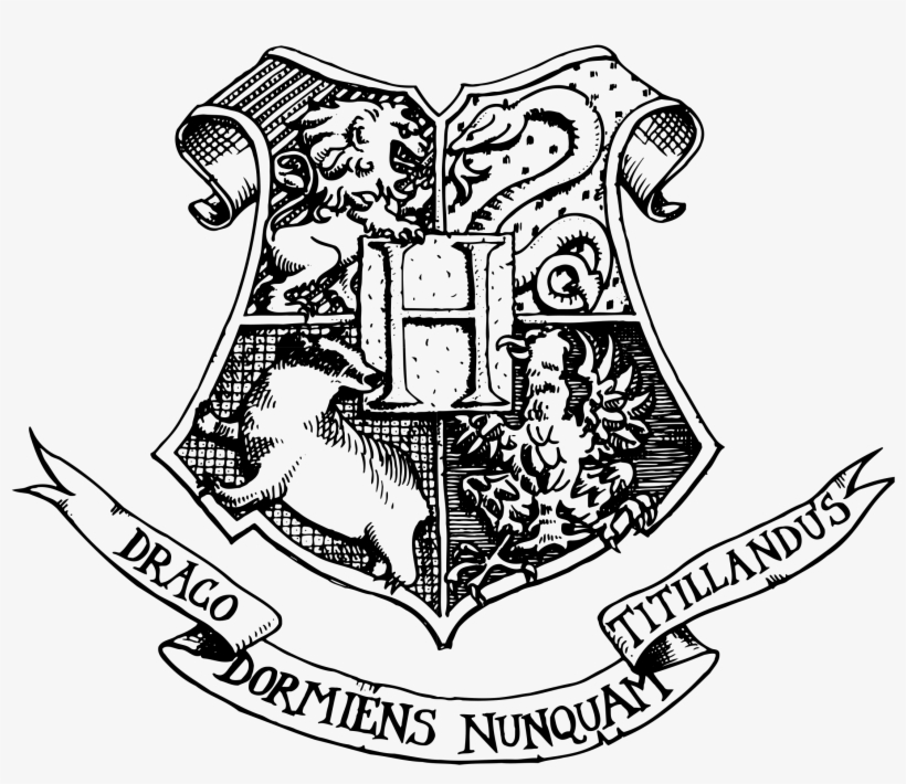 Free Gryffindor Logo Png - Hogwarts Crest No Background, transparent png
