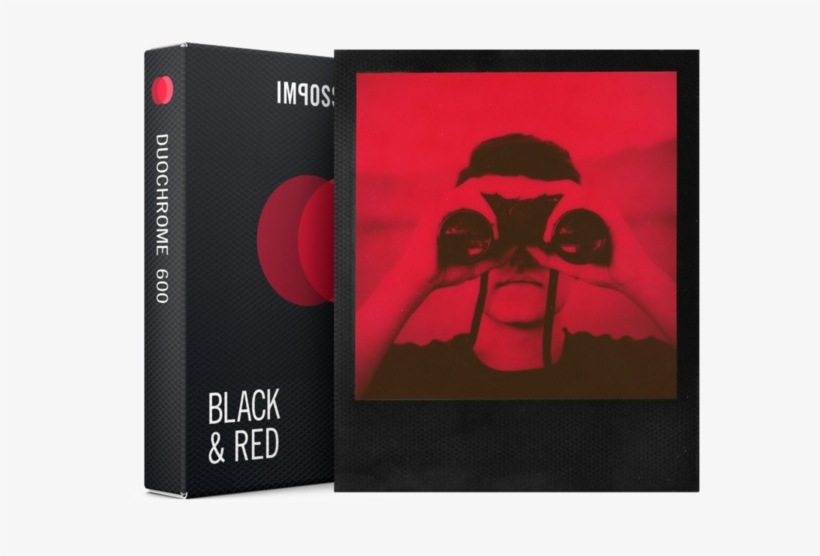 4606 Impossible Duochrome Red - Impossible Project Film Black Frame, transparent png