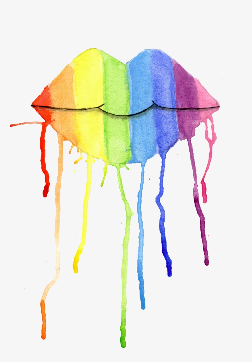 Watercolor Painting Drawing Illustration - Love Knows No Gender - A Journal, transparent png