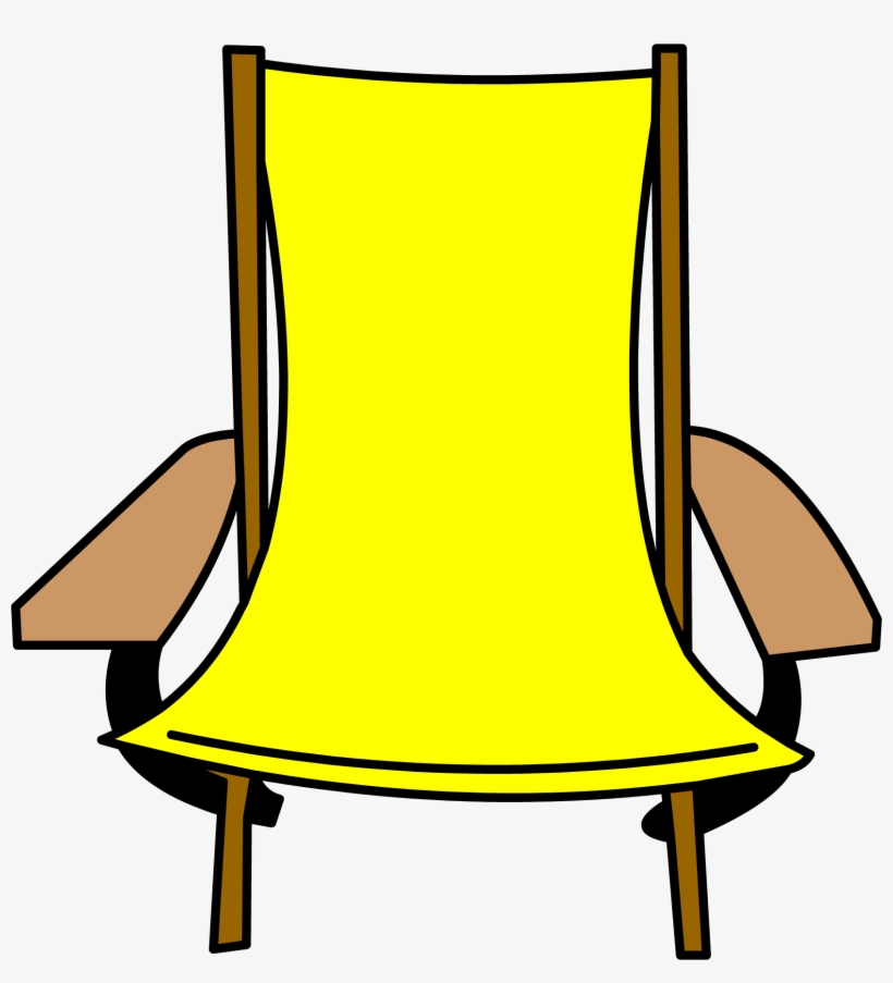 Folding Chair - Png - Club Penguin Outdoor Furniture, transparent png