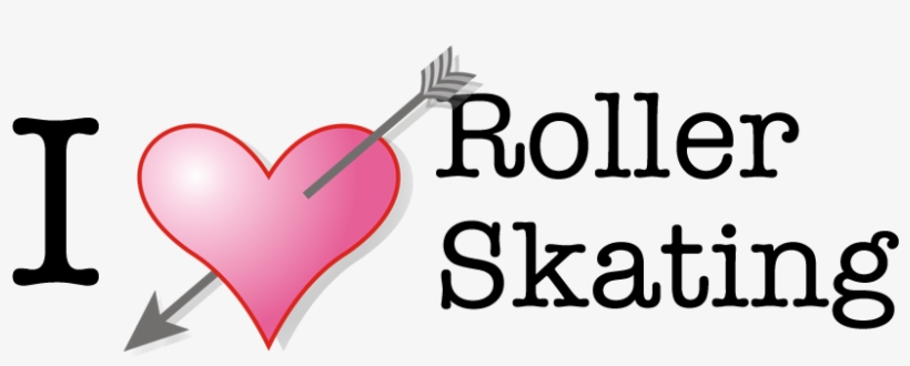 I <3 Roller Skating - Love Roller Skating Png, transparent png