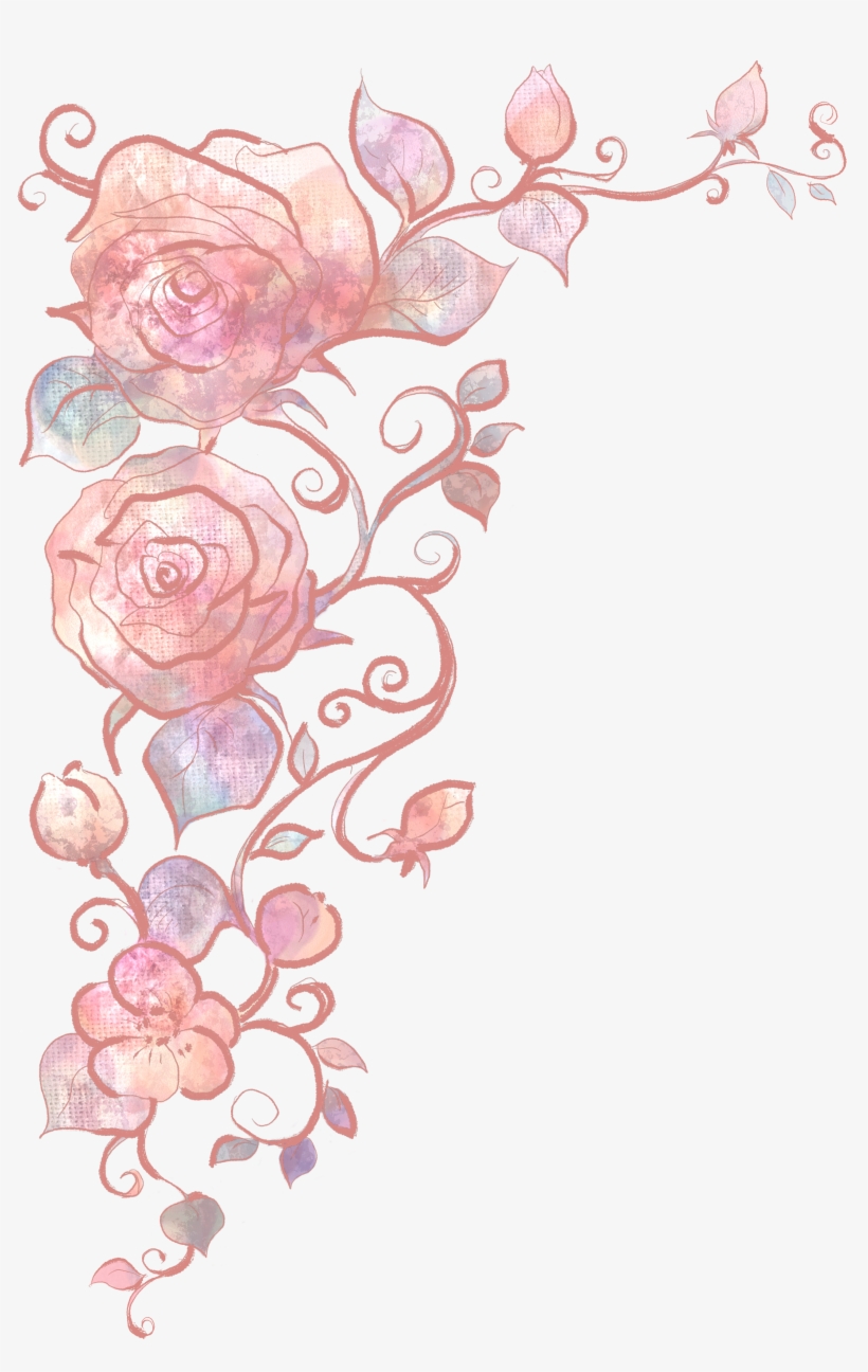 Image Free Stock Art Hand Painted Flowers Transprent - ดอกไม้ การ์ตูน Png, transparent png