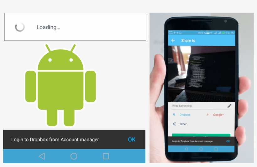 Common Utility Classes Progress Bar And Snack Bar In - Android Pay Logo Black, transparent png