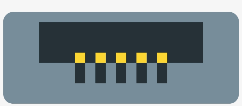 Micro Usb A Icon - Micro Usb Port Icon, transparent png