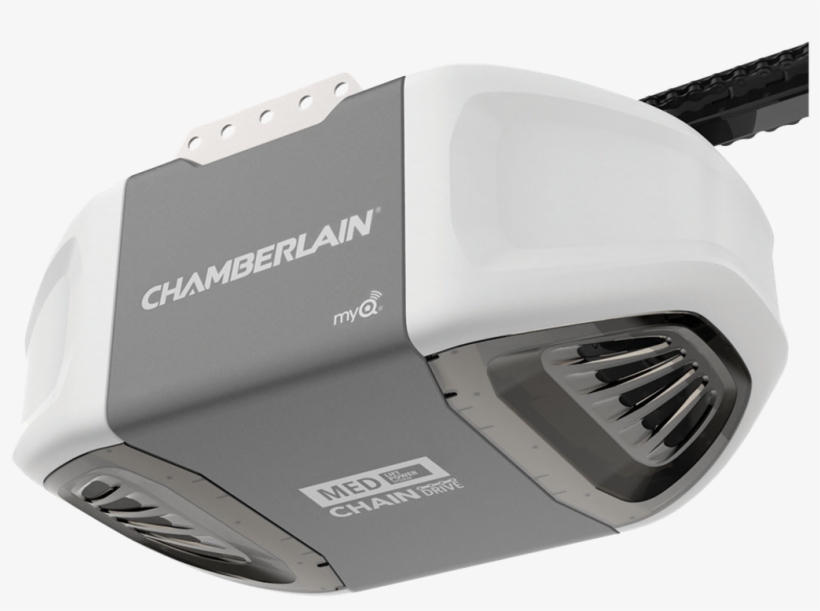 C400 Durable Chain Drive Garage Door Opener With Med - Chamberlain C455 1/2 Hp Smartphone-controlled Heavy-duty, transparent png