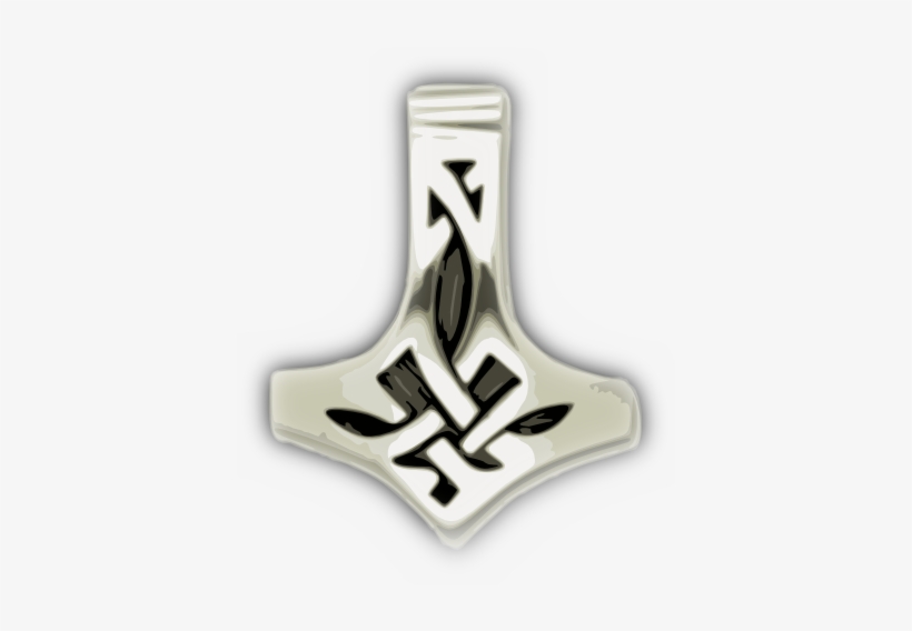 Mjolnir Metallic 1 White - Mjolnir, transparent png