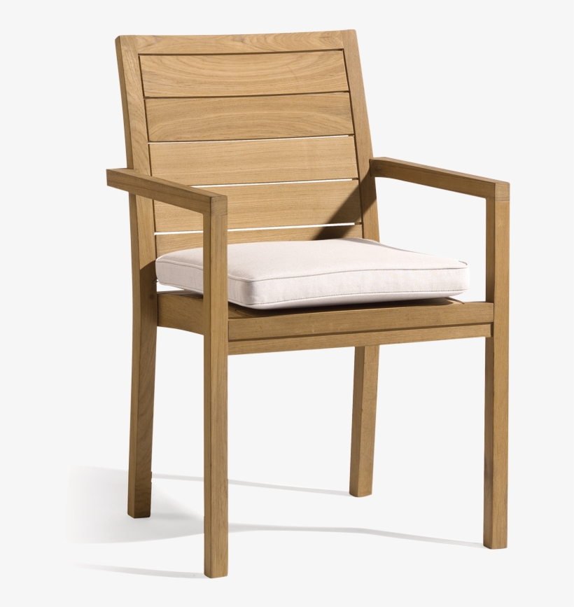 Manutti Siena Teak Chair, transparent png
