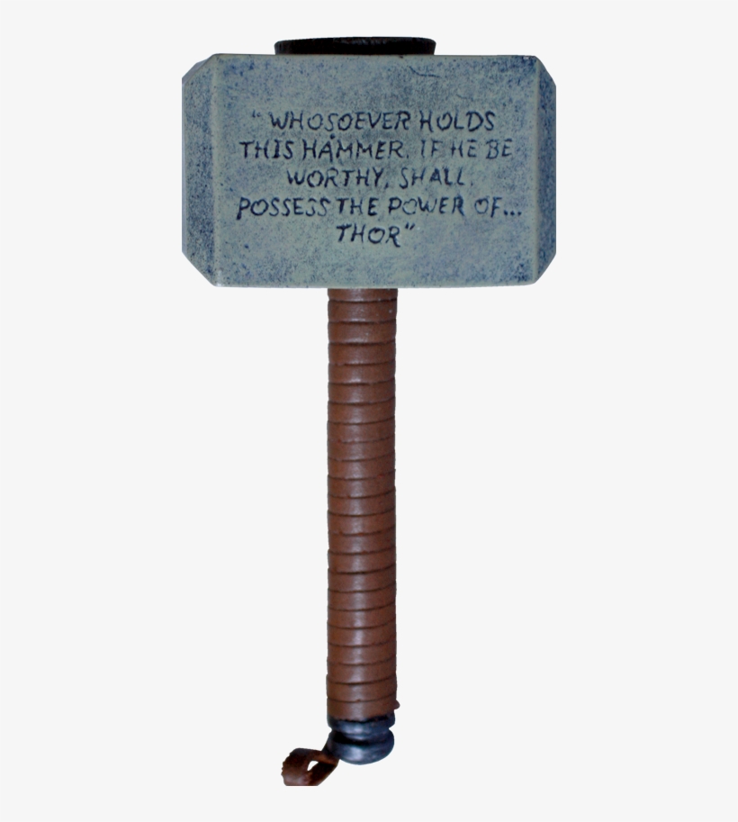 The Leather Wrapped Handle Looks Great As Well The - Words On Mjolnir, transparent png