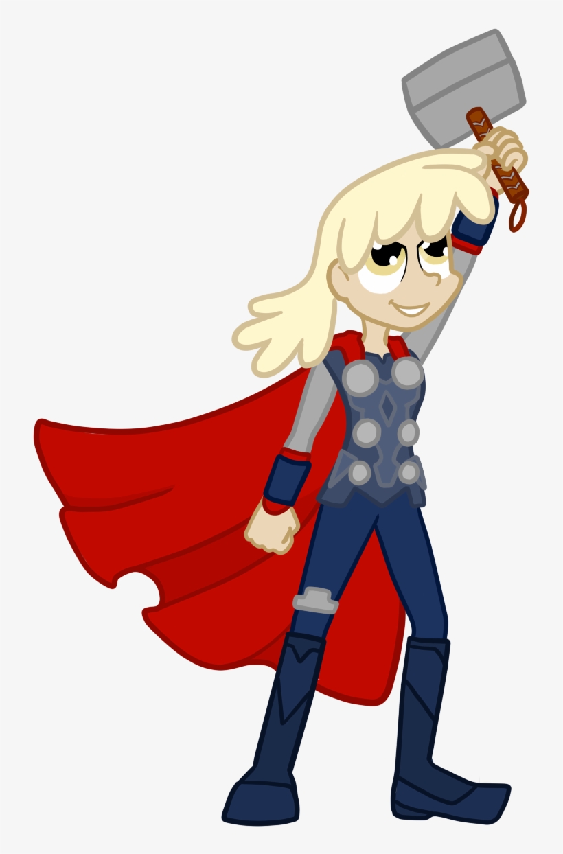 Thecheeseburger, Crossover, Female, Hammer, Human, - Cartoon, transparent png
