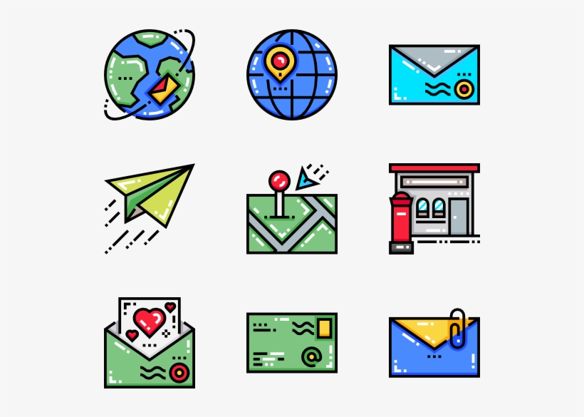 Mail 50 Icons - Social Media, transparent png