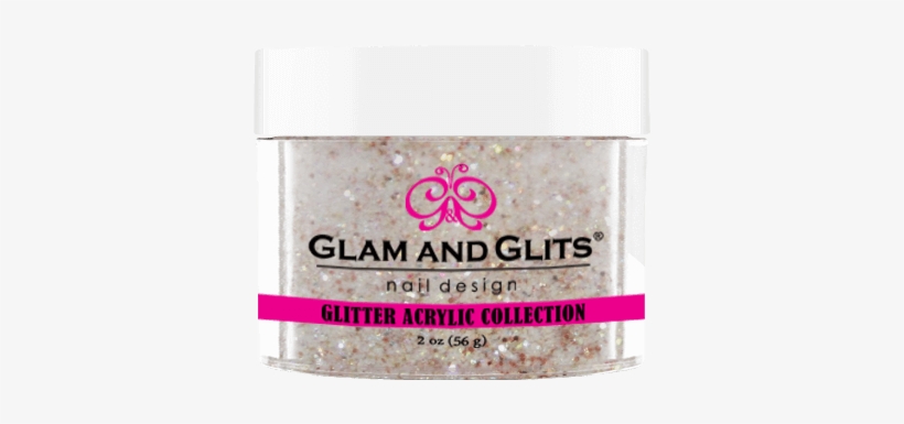 Glitter Acrylic - Glam & Glits Nail Art Glitter: Pink Crystal - 1/2oz, transparent png