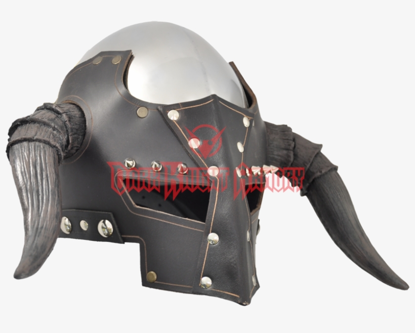 Medieval Leather Helmet, transparent png