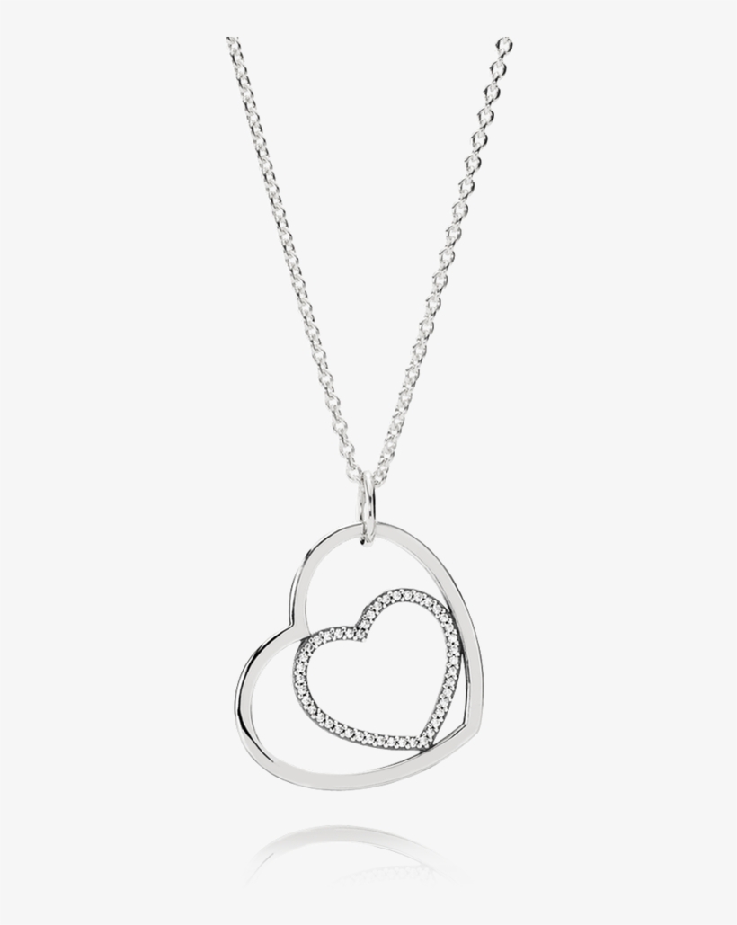 Heart Locket Png Clipart - Pandora Heart In Heart Necklace, transparent png