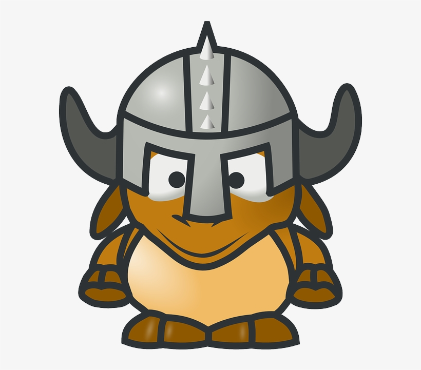Gnu, Cartoon, Helmet, Knight, Animal - Cartoon Png Knight Helmet, transparent png