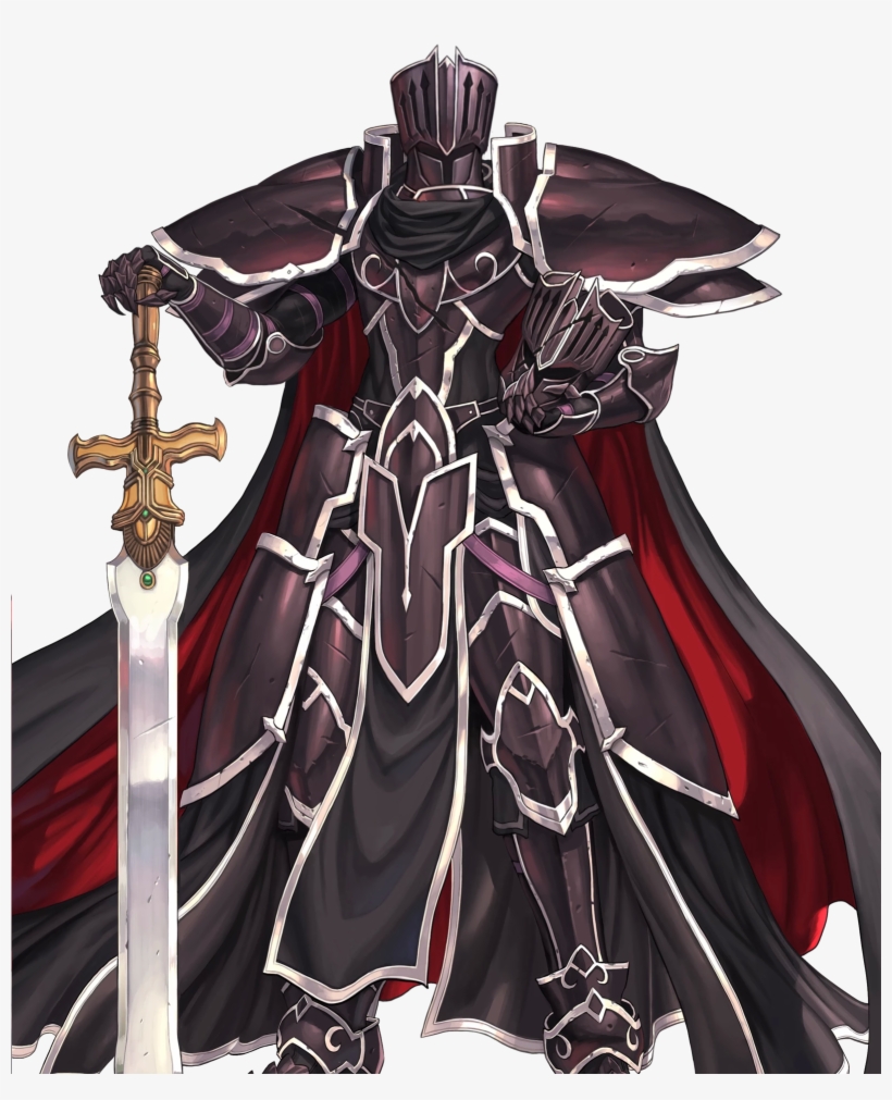 Humorblack Knight But With His Helmet Off But With - Zelgius Fire Emblem Heroes, transparent png