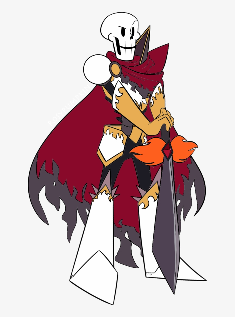 Papyrus By Rosypumpkin On Deviantart Vector Black And - Underkeep Papyrus, transparent png