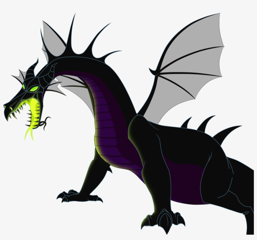 Maleficent Disney Sleepingbeauty Freetoedit - Sleeping Beauty Dragon Clipart, transparent png