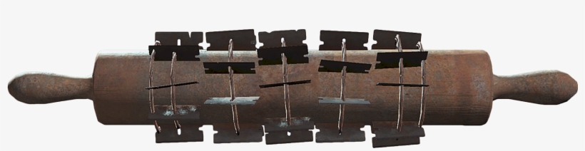 Fo4 Sharp Aluminum Rolling Pin, transparent png