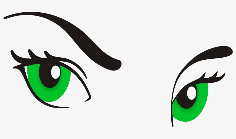 Eyeball Clipart Woman Eye - Cartoon Woman Eyes Png, transparent png
