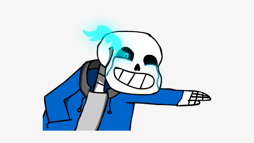 Sans Blue Eye By Stormrider464-datspya - Comics, transparent png