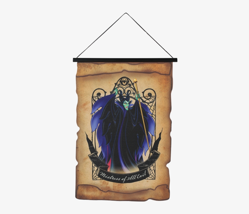 Villians Maleficent Scroll Wall Decor - Autocolante Para Iphone 4 4s Amante De Todo O Mal, transparent png
