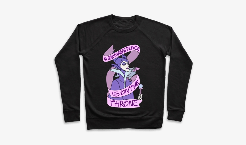 A Woman's Place Is On The Throne Pullover - I M Not A Ghoul I Just Like Coffee, transparent png