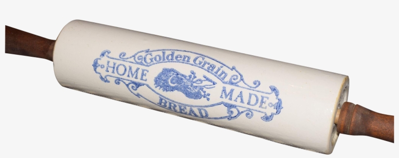 Stoneware Rolling Pin, Golden Grain Homemade Bread, - Rolling Pin, transparent png