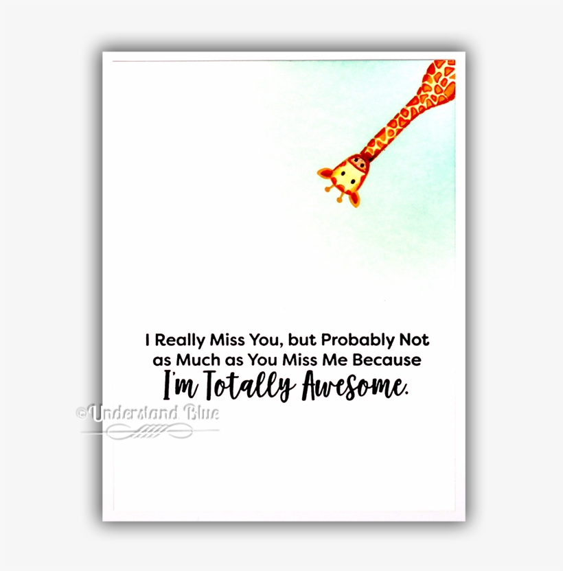 Masked Giraffe Card By Understand Blue - Art, transparent png