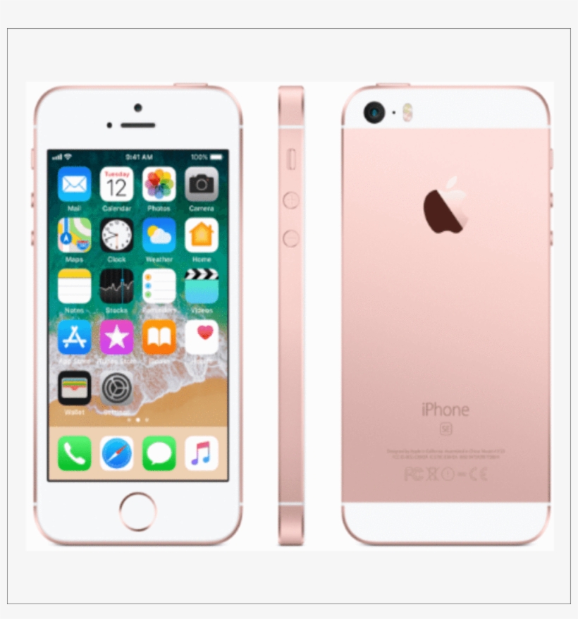 Iphone Se With Facetime -16gb, 4g Lte, Rose Gold - Apple Iphone Se (rose Gold, 32gb) Mobile Phone, transparent png