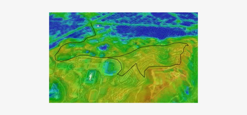 Wind Mapping Along The Rail Track - Painting, transparent png