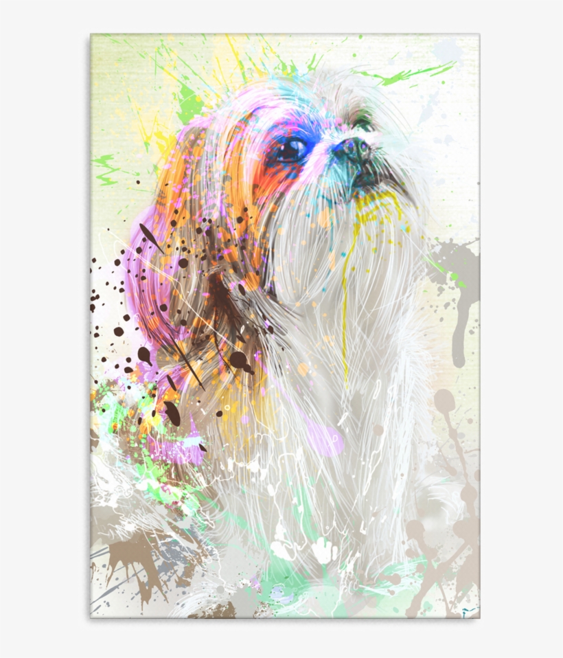 Shih Tzu Canvas P018 - Canvas, transparent png