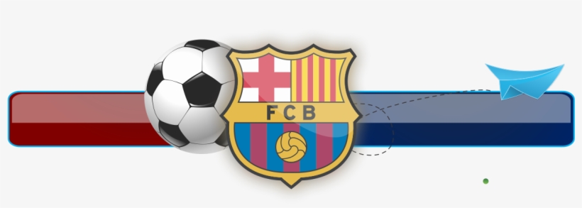 Go To Image - Barcelona Poster Crest 54 Red/blue, transparent png