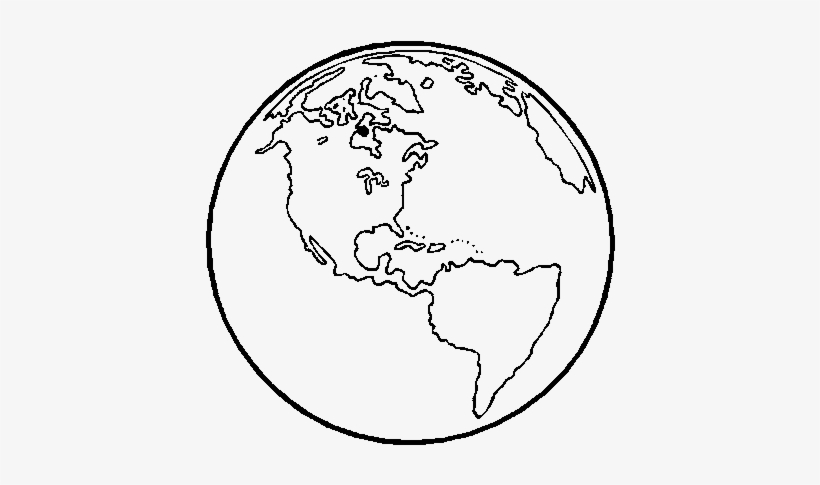 Tierrapng - Earth Coloring Page - 505x470 PNG Download - PNGkit