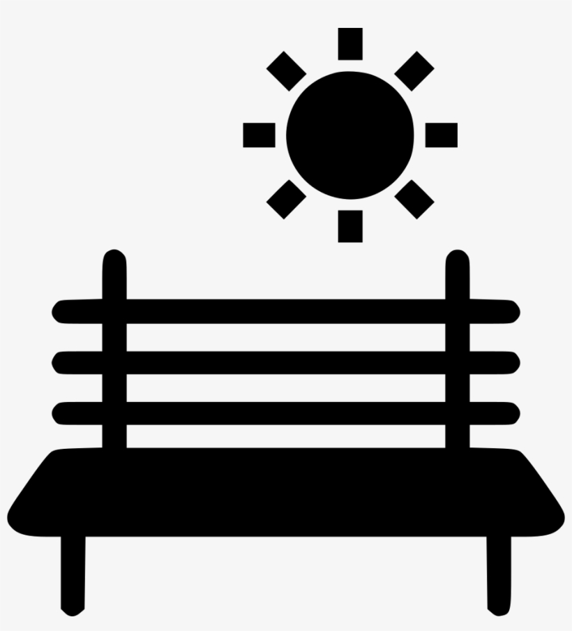 Bench In Park - Solar Home Icon, transparent png