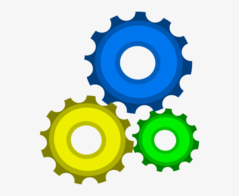 Gear Clip Art At Clker Gear Clipart 546x595 Png Download Pngkit