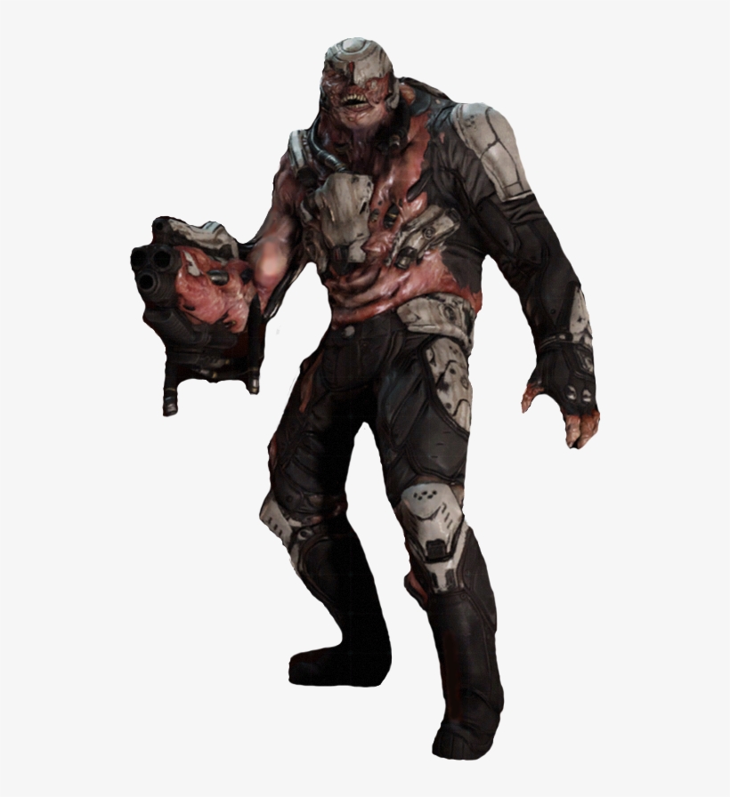 Possessed Soldier Doomtroid - Doom Possessed Soldier, transparent png